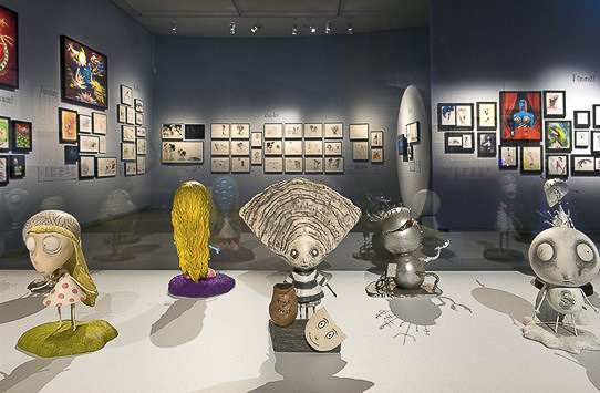 Photographie de l'exposition de Tim burton