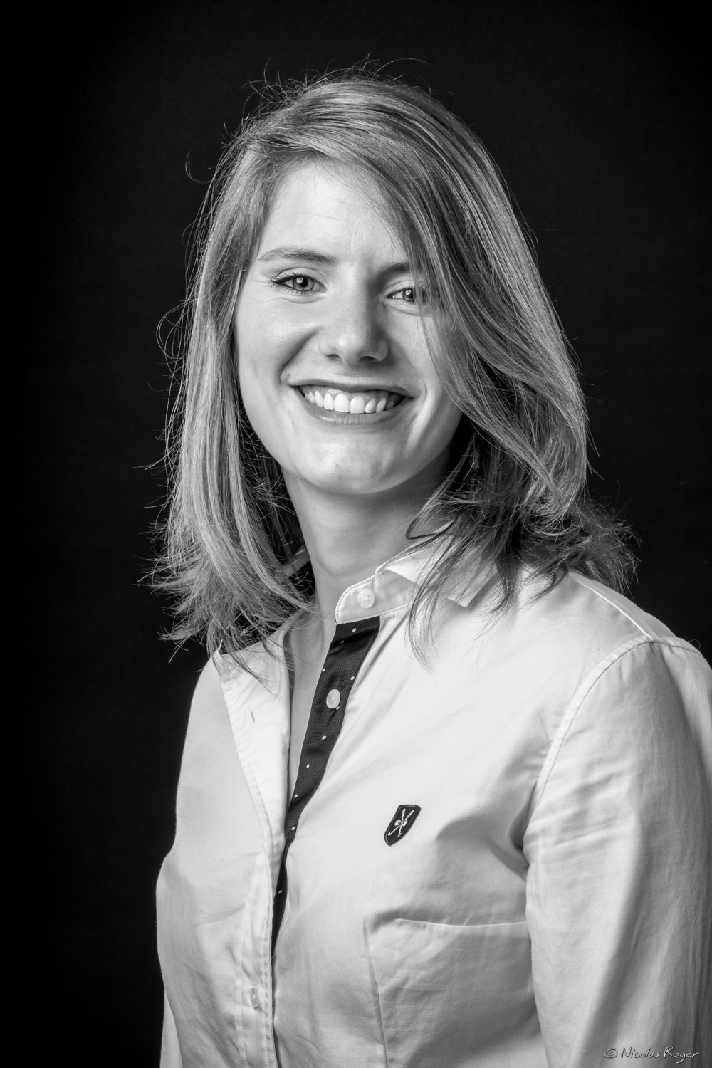 Photographie de portrait professionnel en noir et blanc