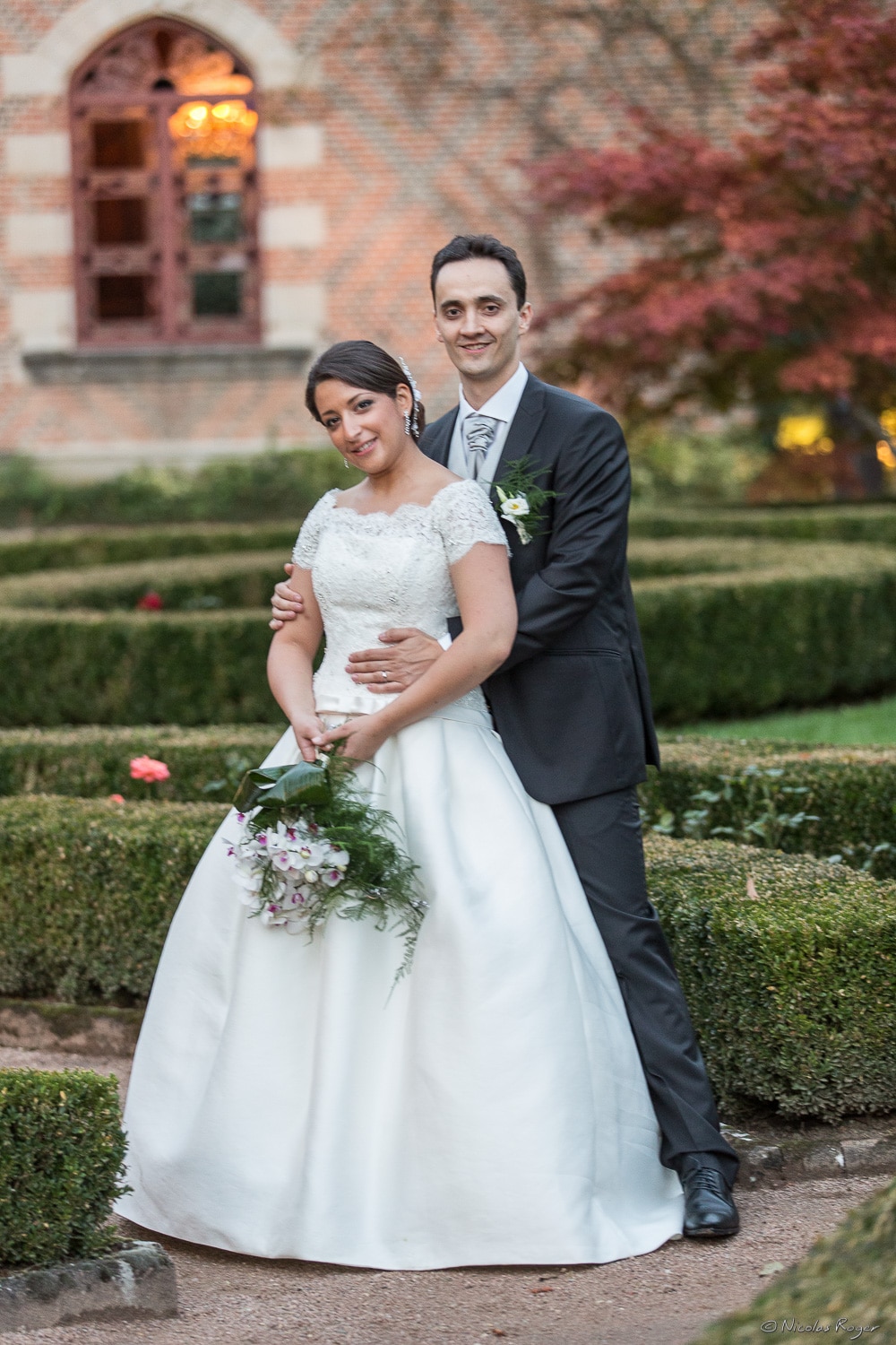 Photographie de mariage au château de Maulmont