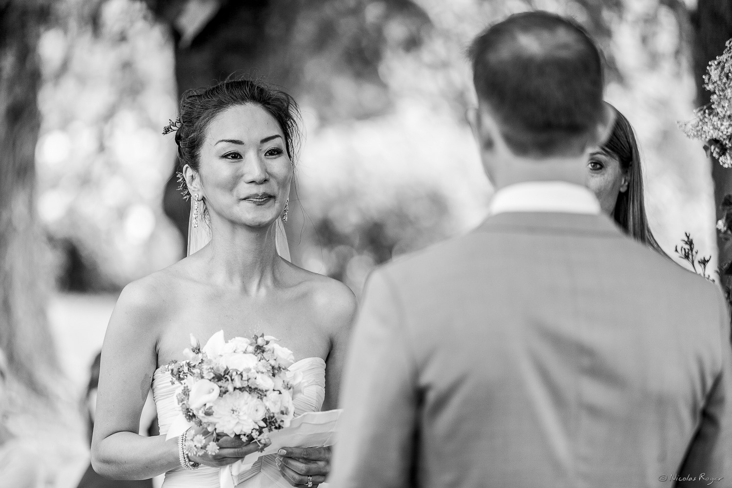 La mariée au vin d&rsquo;honneur