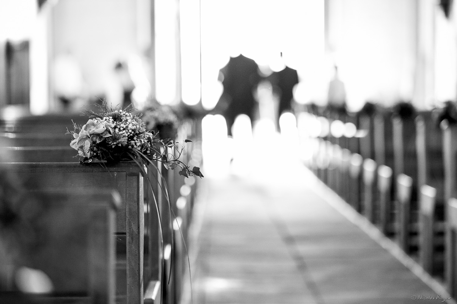 L&rsquo;église et le bouquet