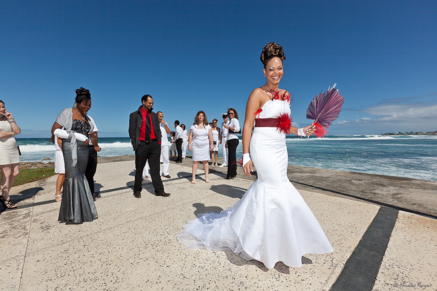 Mariage en bord de mer