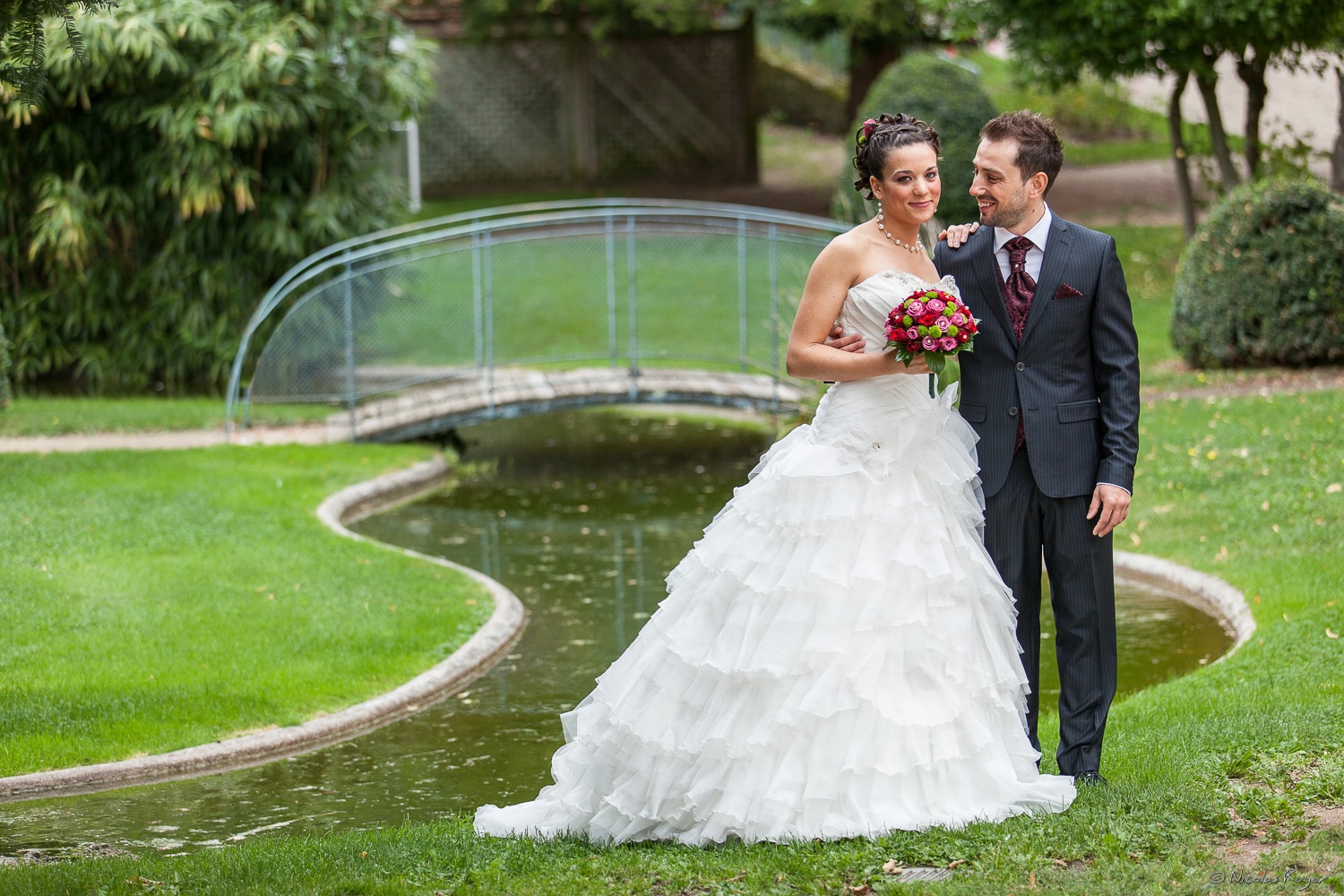 Photo de couple au parc