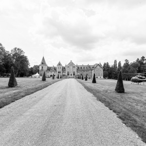 Château où se déroule à réception de mariage