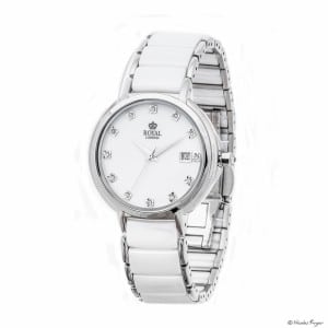 Photographie packshot d'une montre blanche