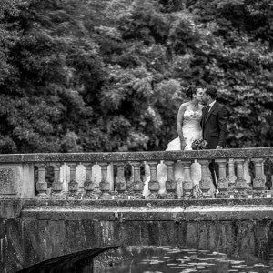 Photographie de mariage sur le pont