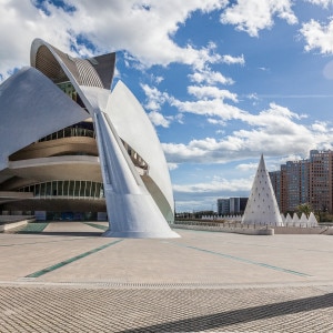 Photographie du palais des arts de Valencia