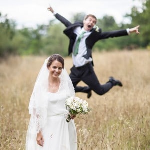 Mariage en Auvergne :: des mariés joueurs