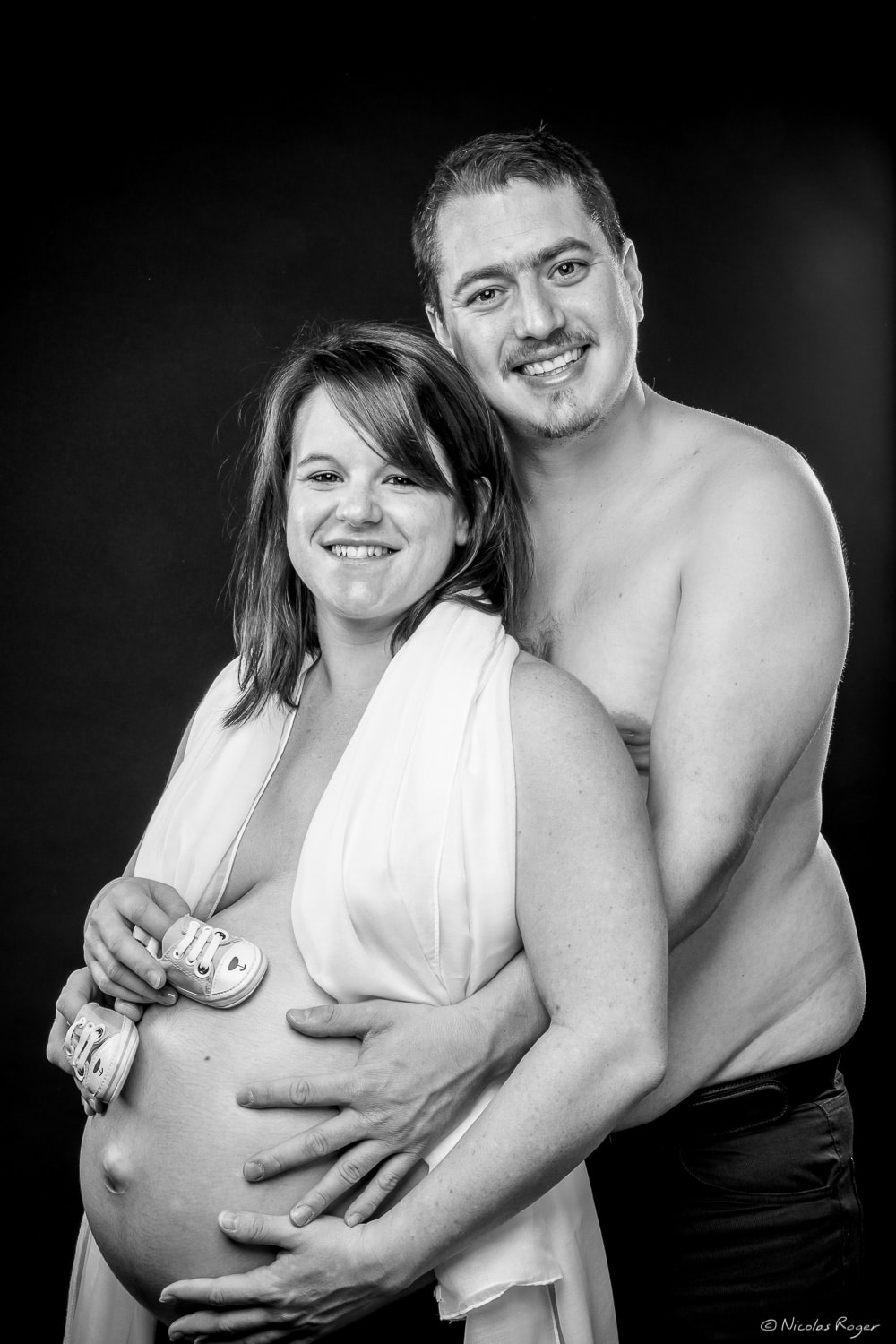 Photographie du couple pendant la grossesse