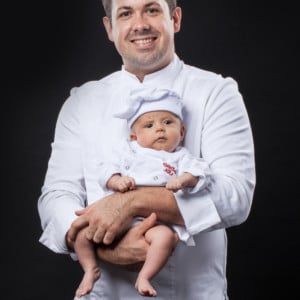 photographie cuisinier père enfant puy-de-dôme