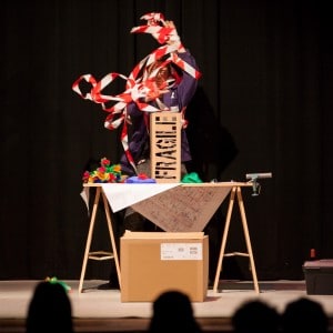 Photographie durant un spectacle de magie