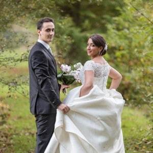 Photographie de mariage au château de Miremont