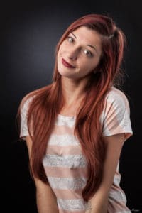 Photographie portrait femme.