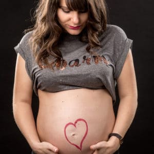 Amour d'une mère et de son futur enfant