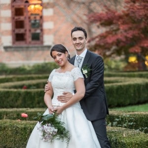 Photographie de mariage au château de Maulmont