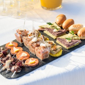 Canapés au vin d'honneur