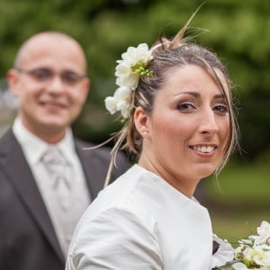 Sourire de la mariée