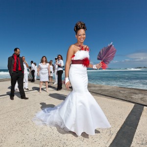 Mariage en bord de mer