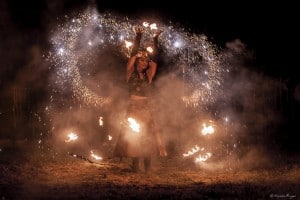 Photographie de spectacle de feu et artifices